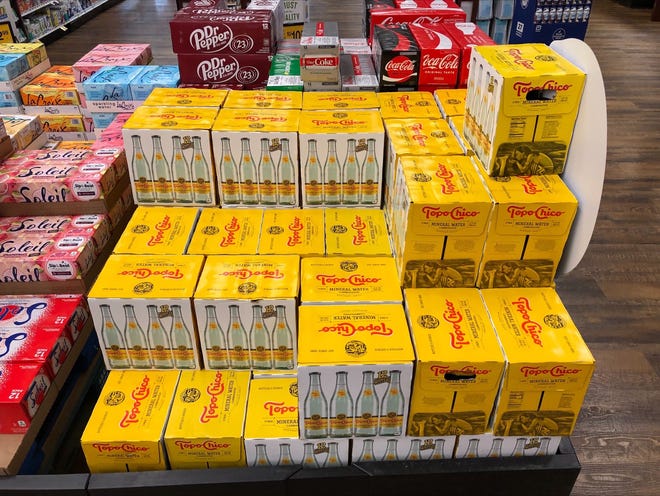 Topo Chico said it's experiencing a nationwide shortage of its sparkling mineral water. But check your local store — we spotted plenty of packs on Friday morning at an area Randalls.