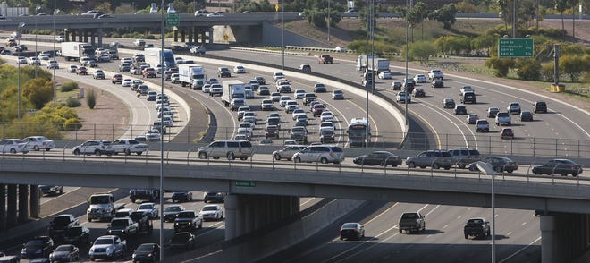 One of the reasons cited for the necessity of the South Mountain Freeway is easing congestion on the stretch of Interstate 10 known as the Broadway Curve.