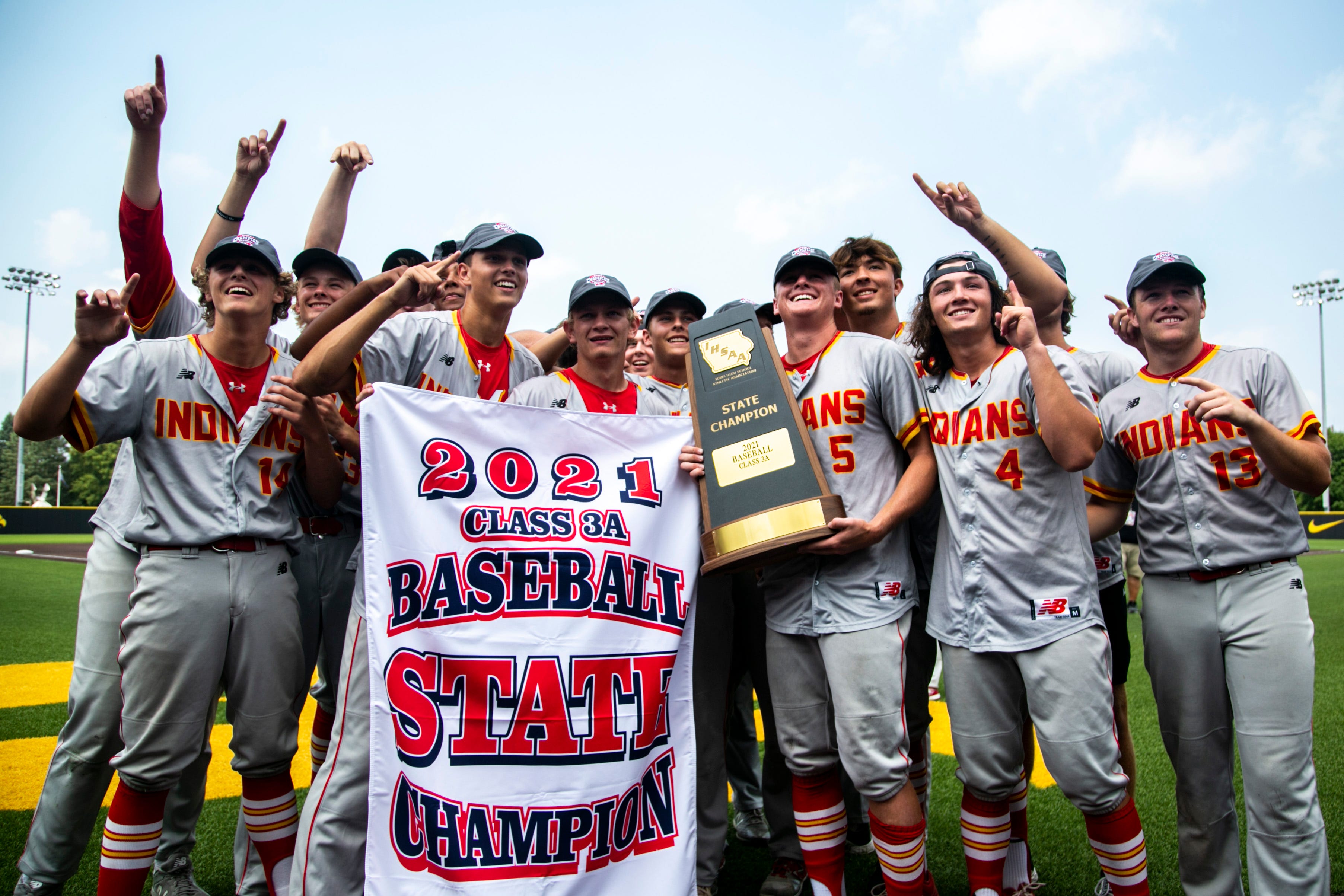 Iowa state high school baseball Marion wins 3A championship