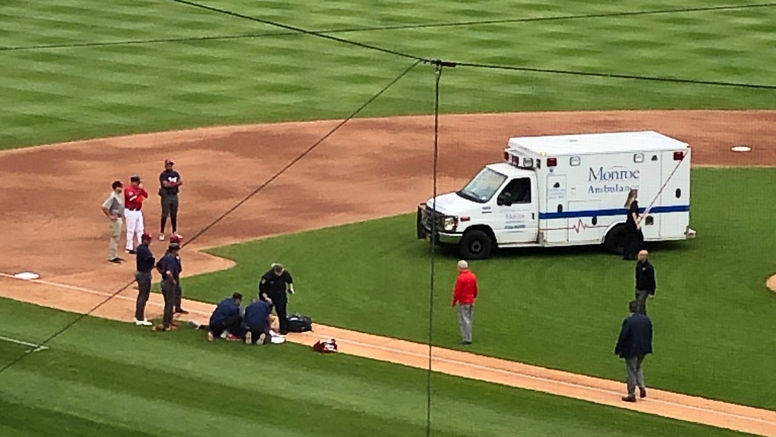 Rochester Red Wings game postponed after Daniel Brito's medical emergency