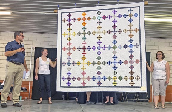 In 2019, 169 small and large quilts were auctioned at the Ohio Mennonite Relief Sale. This year's sale will be held Friday-Saturday at the Wayne County fairgrounds.
