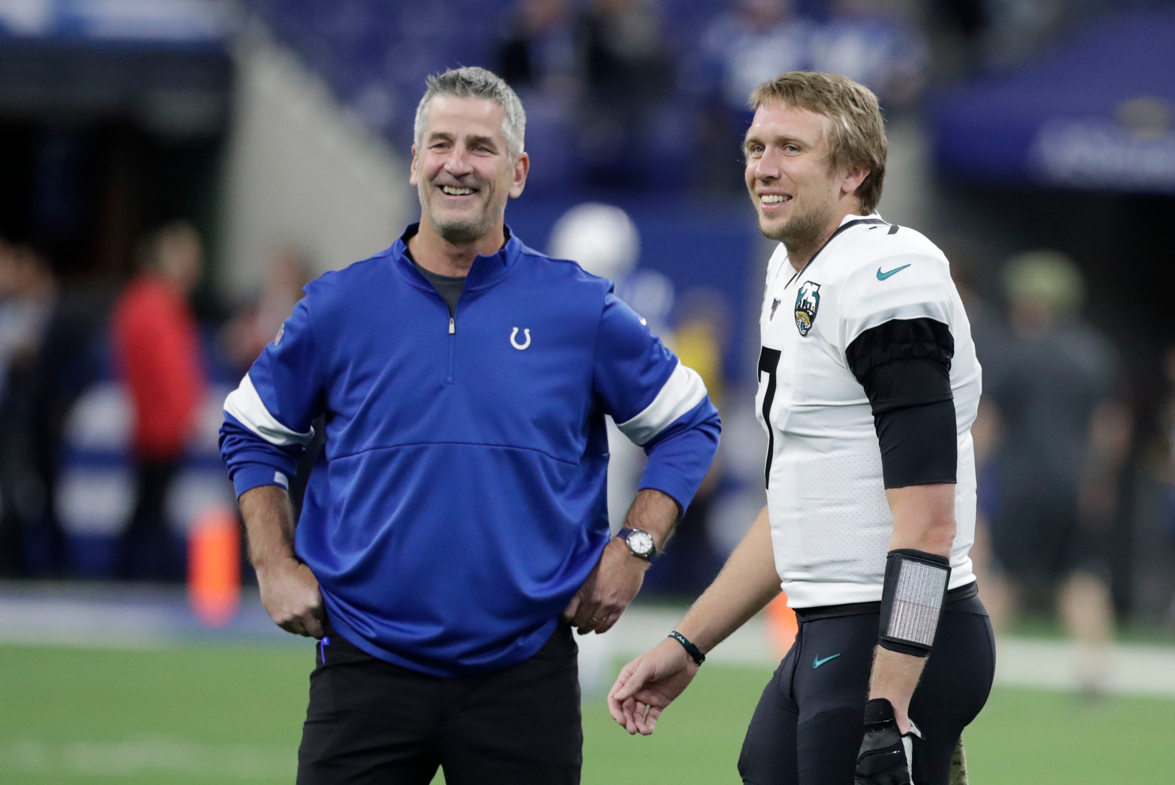 Nick Foles addresses Colts trade speculation, expresses admiration for Frank Reich