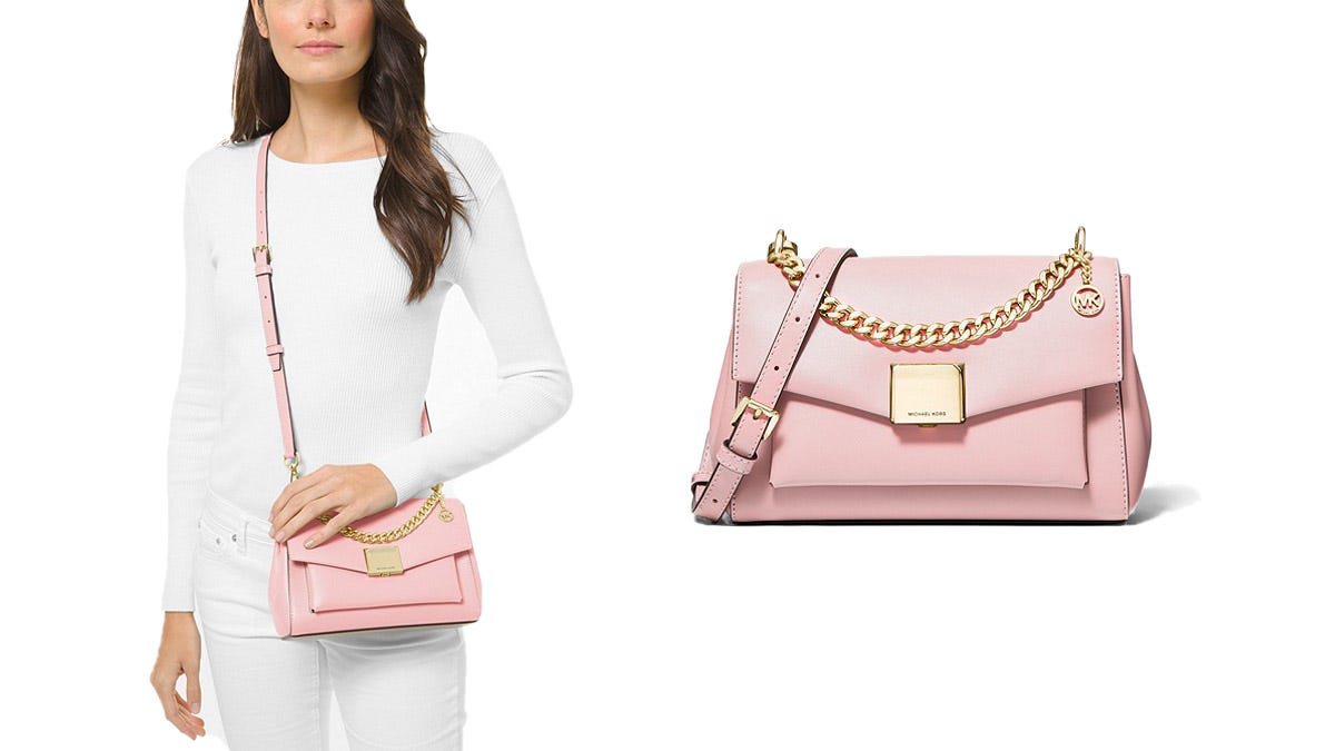 Michael Kors crossbody pink bag Womens Fashion Bags  Wallets  Crossbody Bags on Carousell