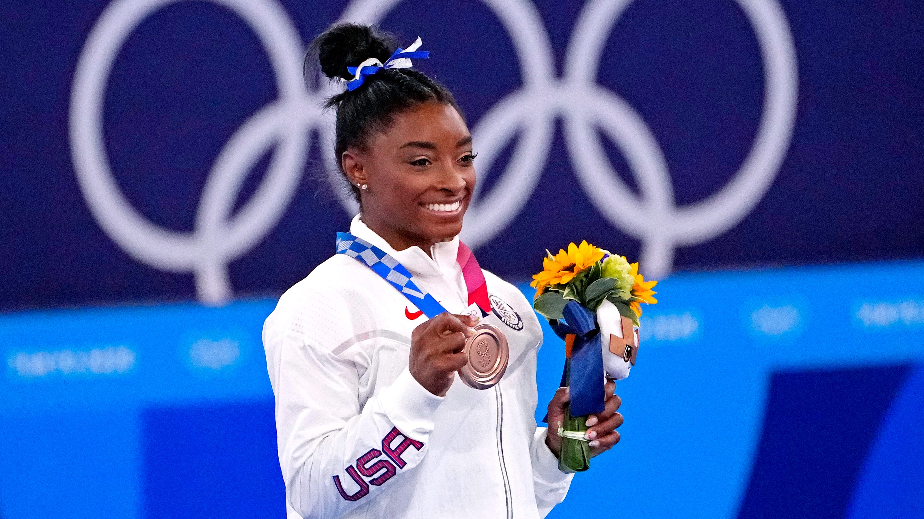 Olympic gymnast Simone Biles spotlights importance of mental health