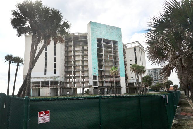 As the abandoned Treasure Island Resort property faces potential condemnation, the Daytona Beach Shores City Council on Tuesday approved a stipulated agreement between the city and the property’s principal owner, New York-based Acres Capital LLC. It offers the developer tax rebate incentives over a period of 15 years and other concessions in exchange for redeveloping the property and eight adjoining parcels into a new 13-story hotel, a 23-story condominium building and additional retail space.