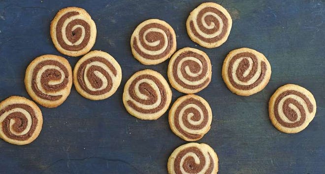 Chocolate Pinwheel cookies