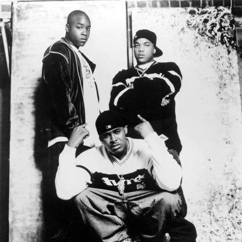 New York hip-hop group The Lox features members Ja