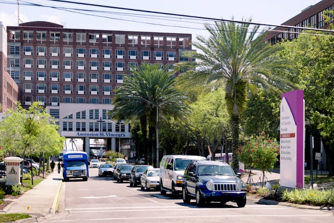 Ascension St. Vincent's hospital in Jacksonville.