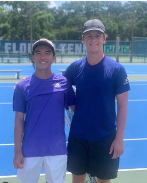 Pensacola Catholic’s dynamic duo of Patrick Ling (left) and Justin Lyons (right) compete among the top 224 juniors in the nation at the USTA Boys’ 16 and 18 National Championships in Kalamazoo, Mich. Aug. 6-15. The winner earns a wildcard spot in the main draw of the U.S. Open later this month.