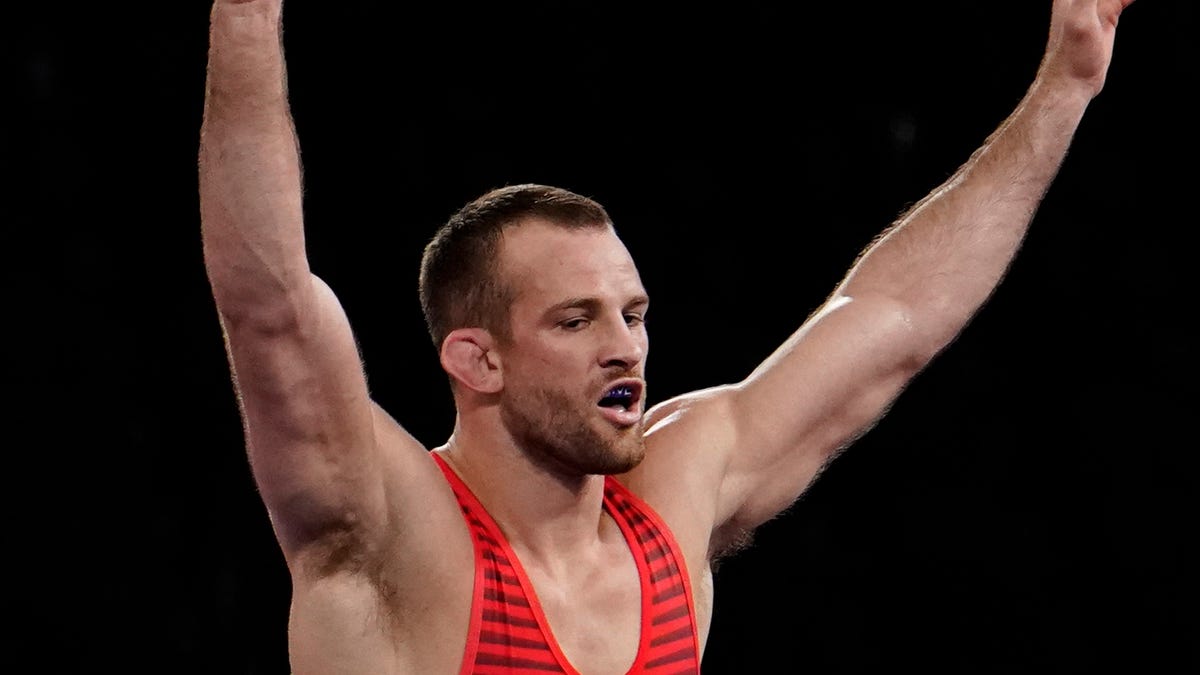 David Taylor won wrestling gold on Thursday.