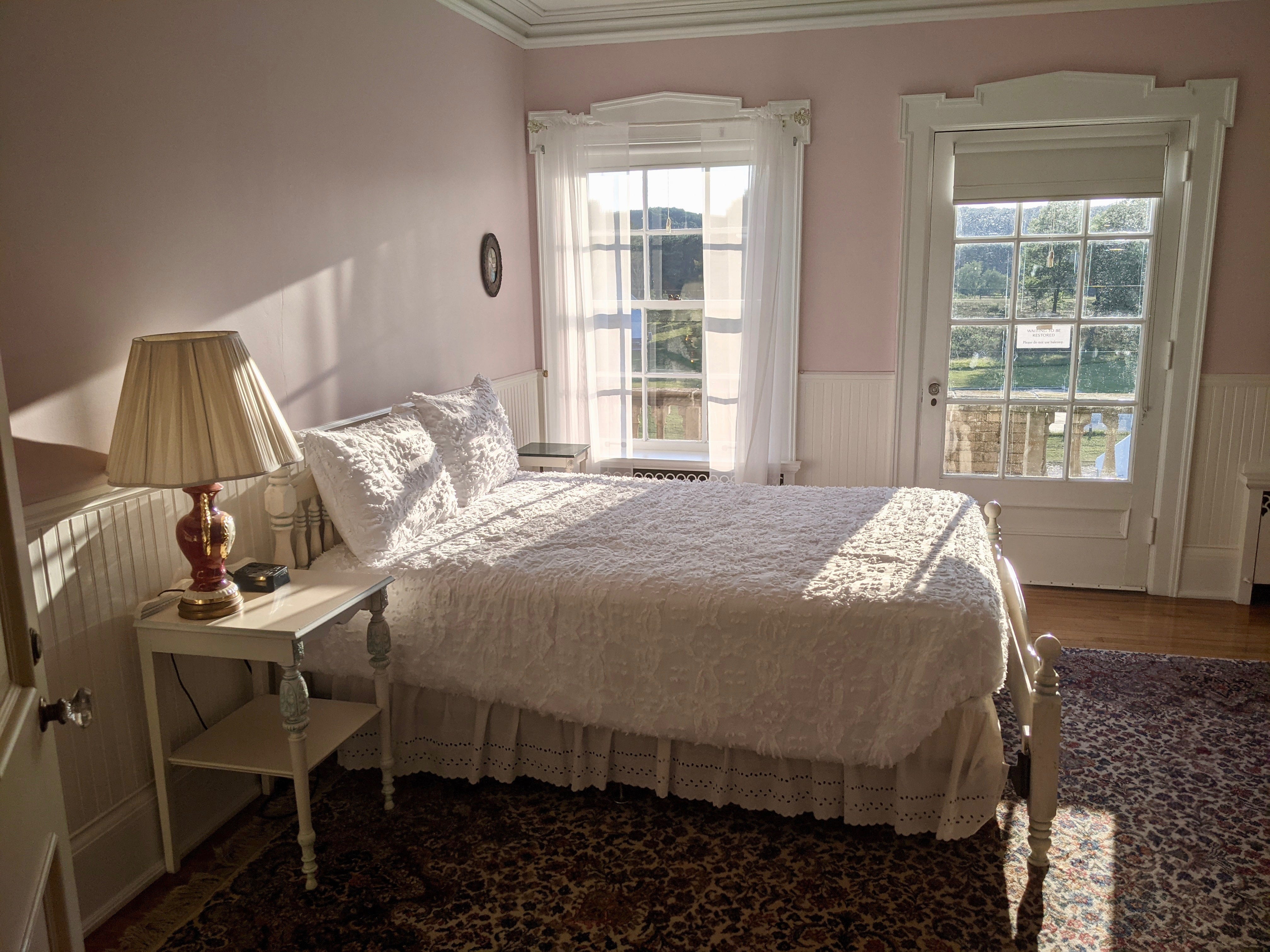 The second floor of Felt Mansion features six bedrooms, including a master bedroom suite and two maids' bedrooms. There are also five full bathrooms.