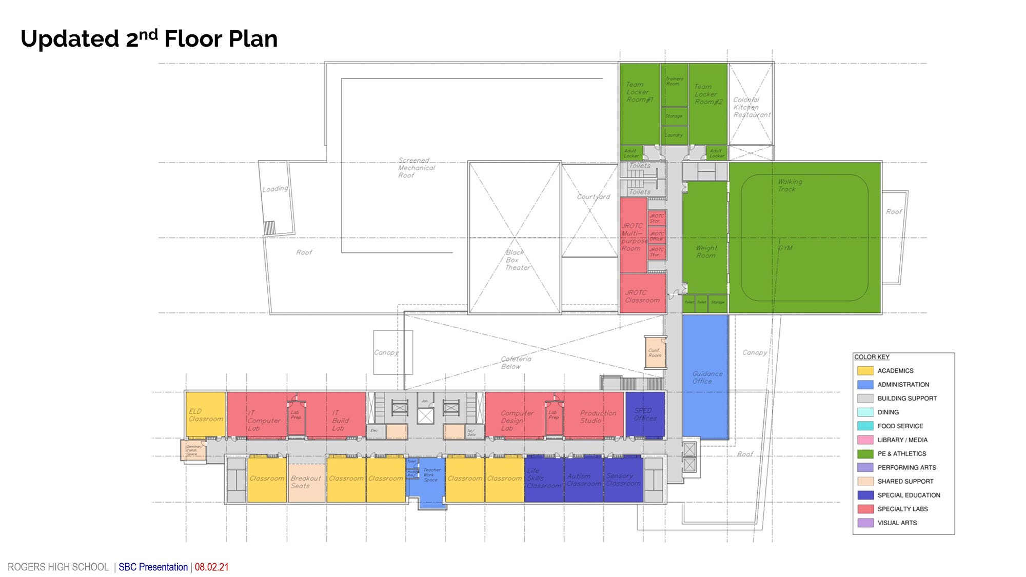 New Rogers High School plans for four-story building block