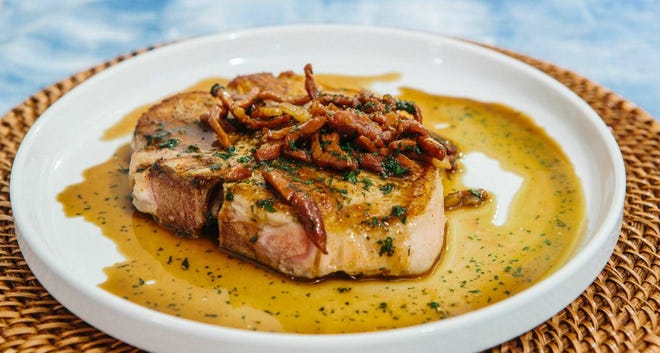 Cast Iron Seared Pork Chop With Red Eye Gravy