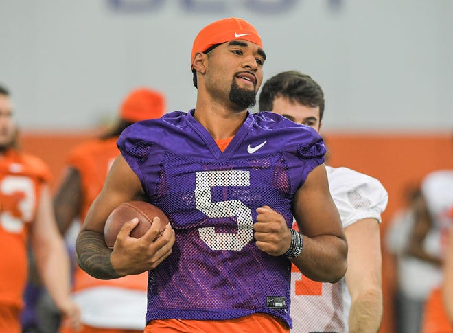 Clemson quarterback D.J. Uiagalelei is making full use of NCAA rule allowing players to profit from use of NIL.