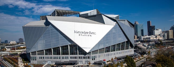 Kanye West has been living in Mercedes-Benz Stadium since July 22, working on his new album, "Donda."