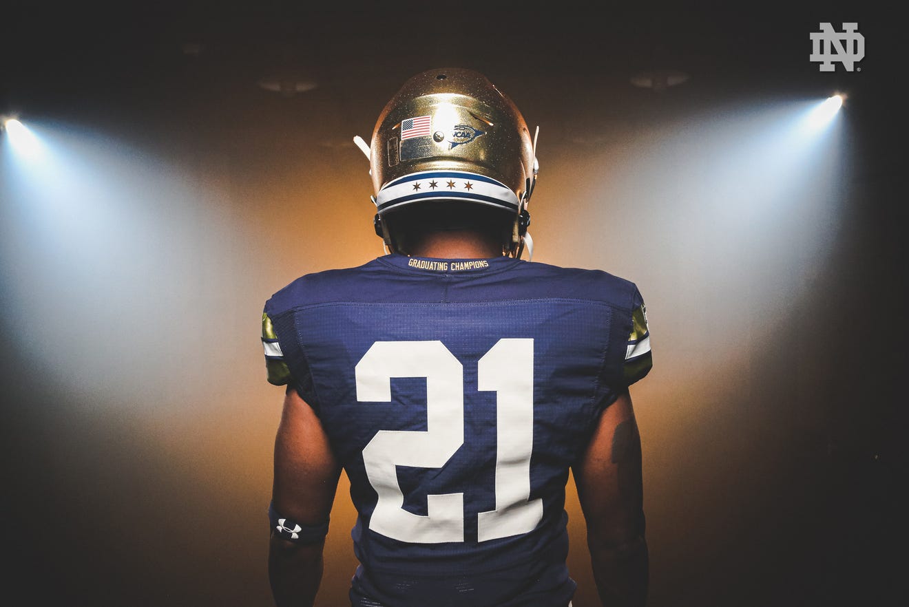 Notre Dame unveils Shamrock Series uniforms for Wisconsin game