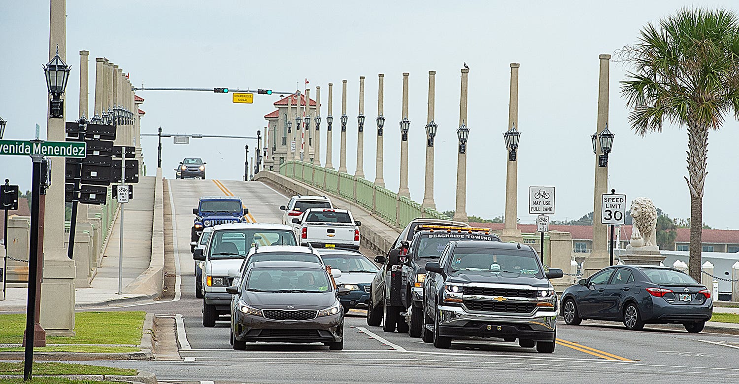 St. Johns County traffic: Prepare for lane closures on Bridge of Lions