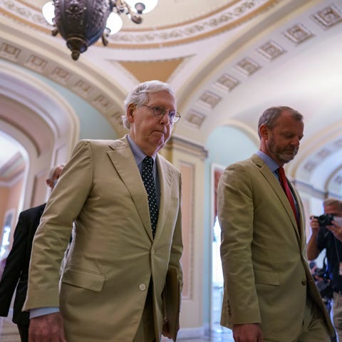 Senate Minority Leader Mitch McConnell, R-Ky., at 