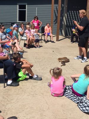 Zoo Man offered to kick off the Summer Reading program on June 1 with 100 people attending his program between two sessions.