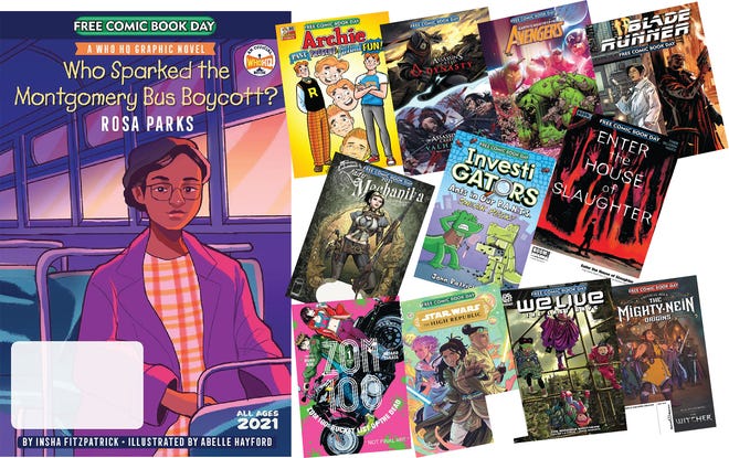 Free Comic Book Day Spotlights Montgomery Hero Rosa Parks Comic Book Day 2022