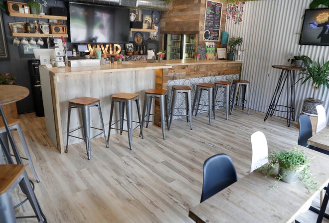 The interior of Three One Four Pizza is shown on Tuesday, Aug. 10, 2021, at 803 Otter Ave. in Oshkosh. The artisan pizza restaurant is celebrating its one-year anniversary Sunday, Aug. 15, 2021.