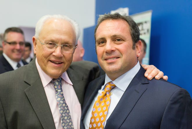Ira Rosenberg, left, and his son David built the Prime Motor Group into an automotive empire with 20 auto dealerships in New England. Ira died in March 2019 at the age of 82.