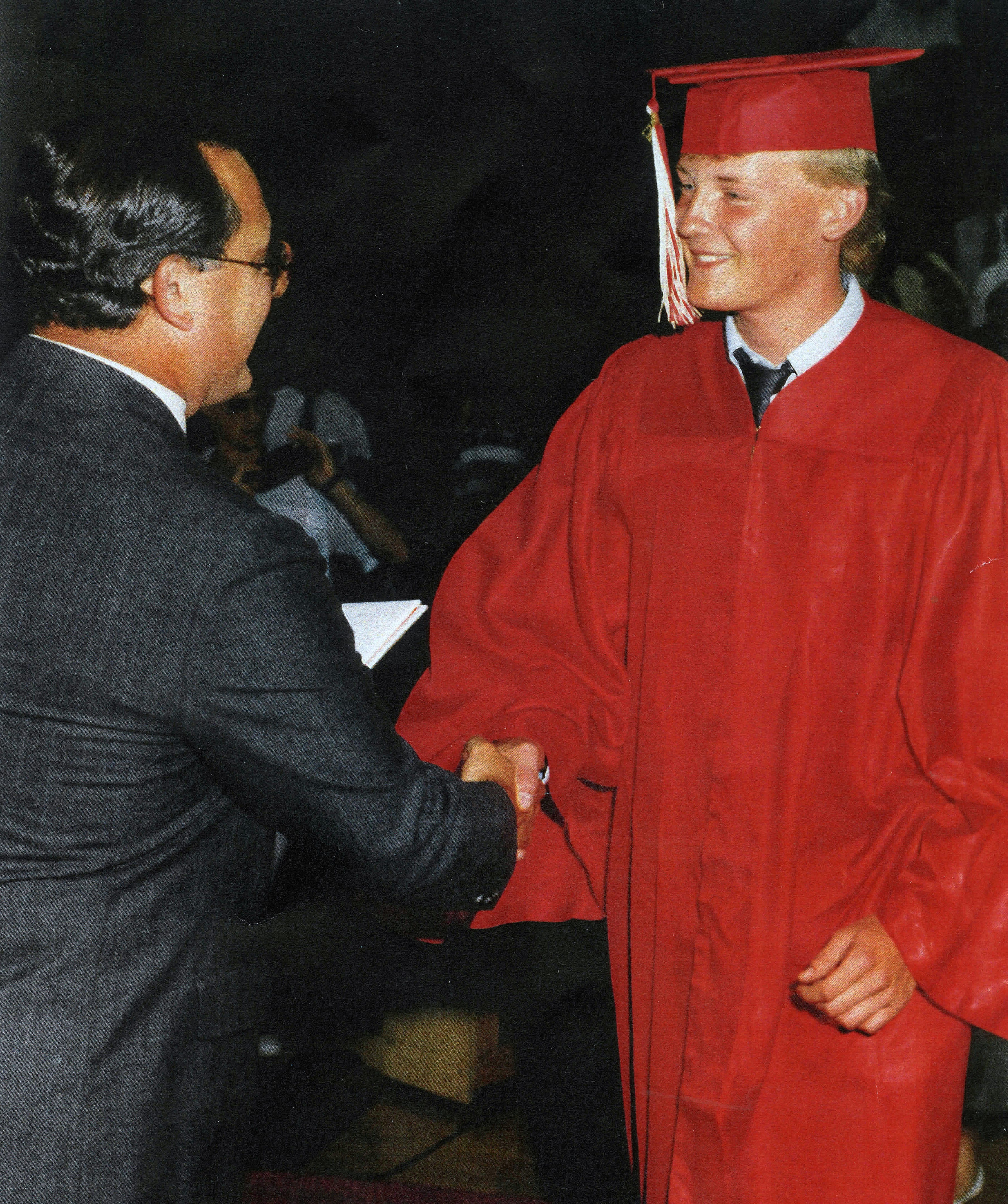 Paul Schmidt graduates from Wauwatosa East in 1988.