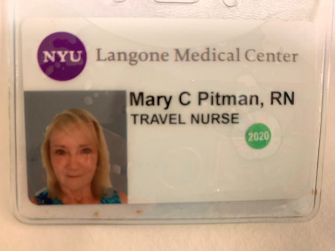 Mary Pitman worked from April to June 2020 at Langone Medical Center as COVID-19 erupted in New York City.