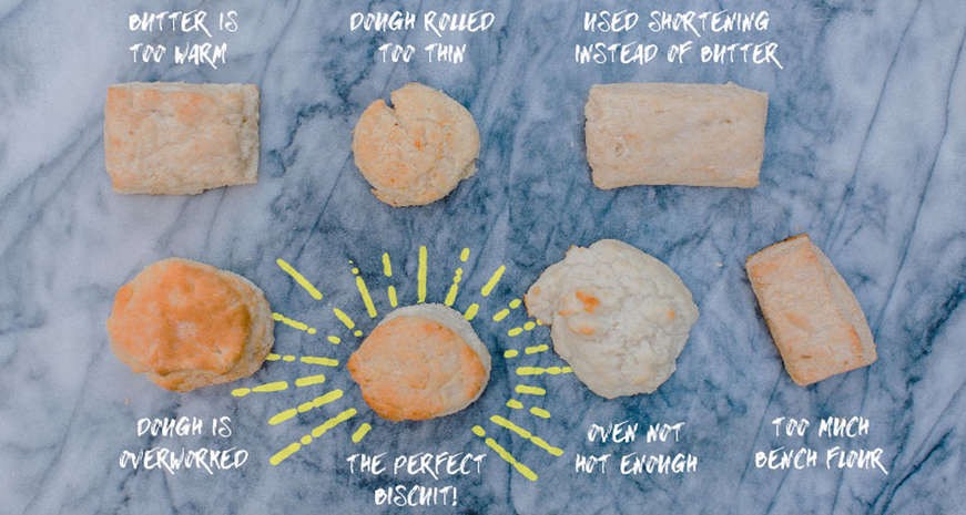 how to make baking powder biscuits not fluffy