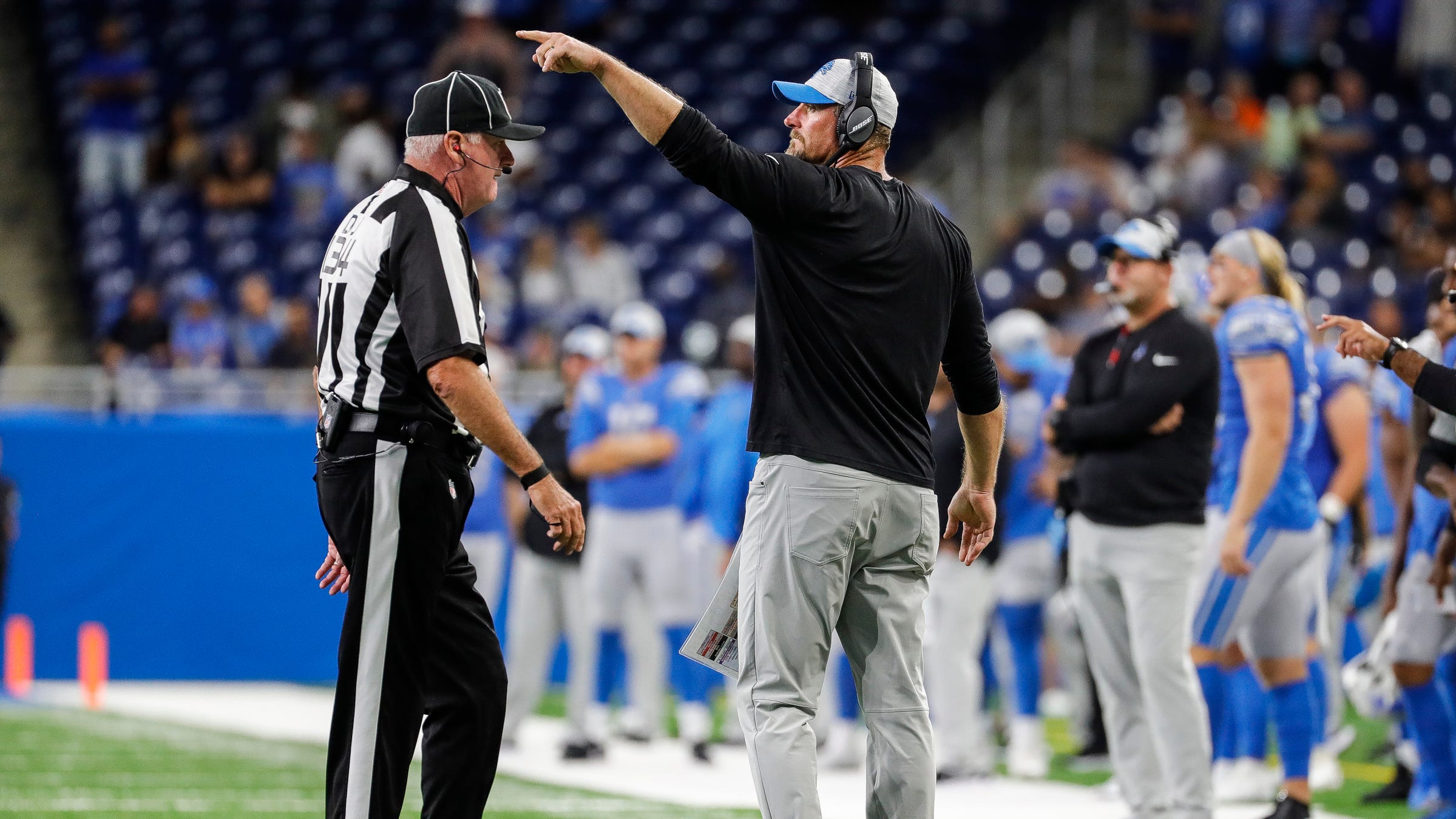 Detroit Lions' Dan Campbell explains clock management vs. Bills