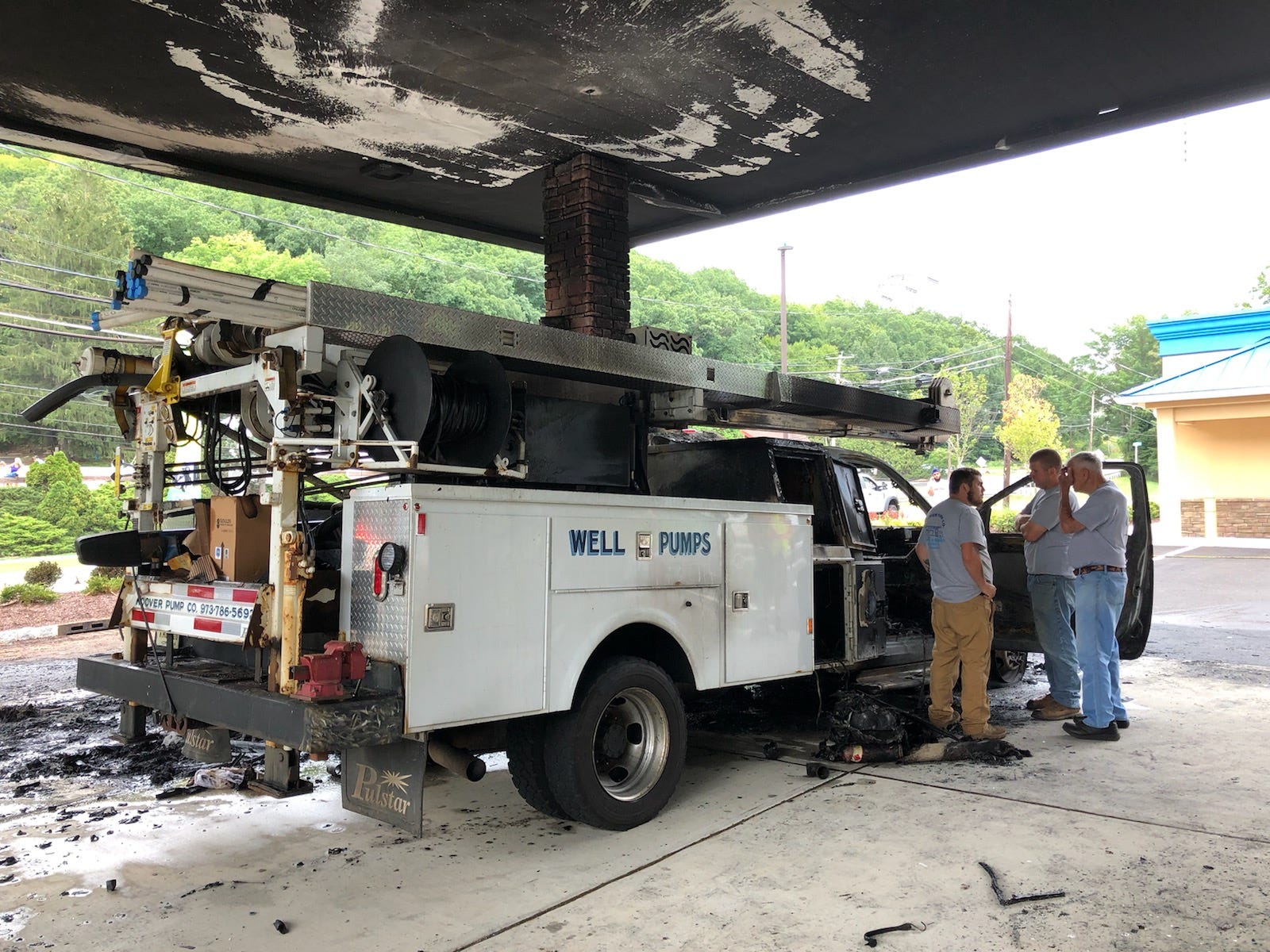 Stanhope NJ Driver who caused gas station fire issued summonses