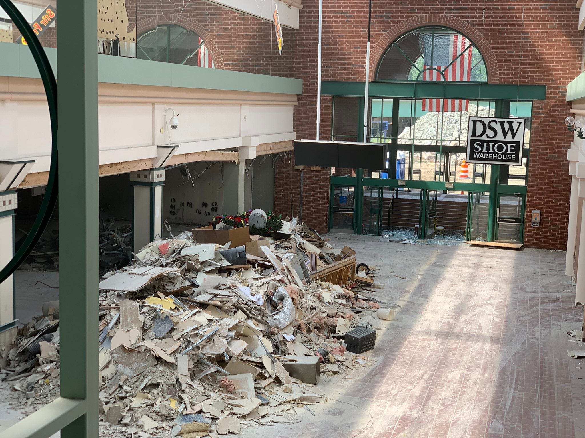 Demolition of Greendale Mall in Worcester underway; Amazon warehouse in