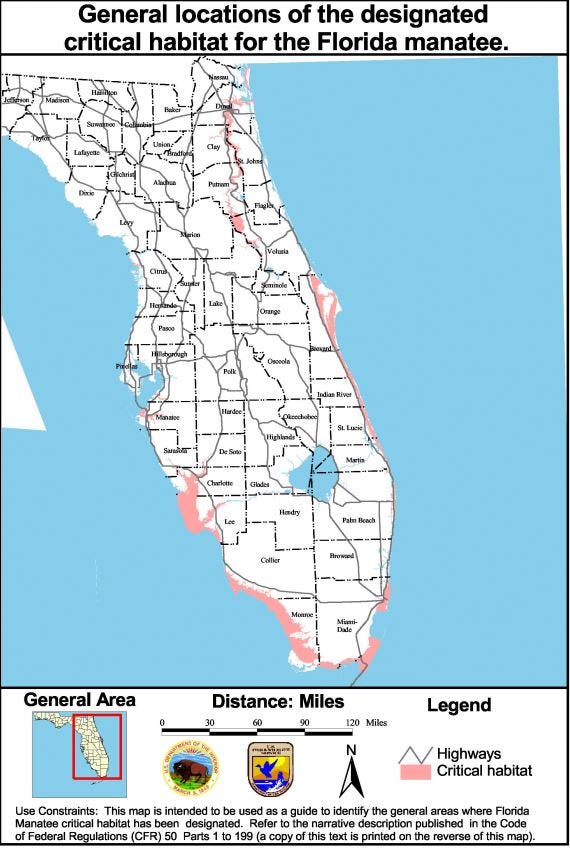 Fish & Wildlife Service sued by nonprofits after record manatee deaths