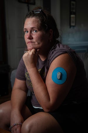 Courtney Massery at her home in Ward, Ark., on Aug. 12, 2021.