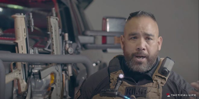 Joseph Garcia, who leads CSAU, in a promotional video he recorded last year for Tactical Life magazine in which he describes the group's tactics.