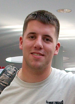 This is a 2010 contributed photo of U.S. Air Force Senior Airman Bryan R. Bell of Harborcreek Township, who was killed in the line of duty in Afghanistan on Jan. 5, 2012.