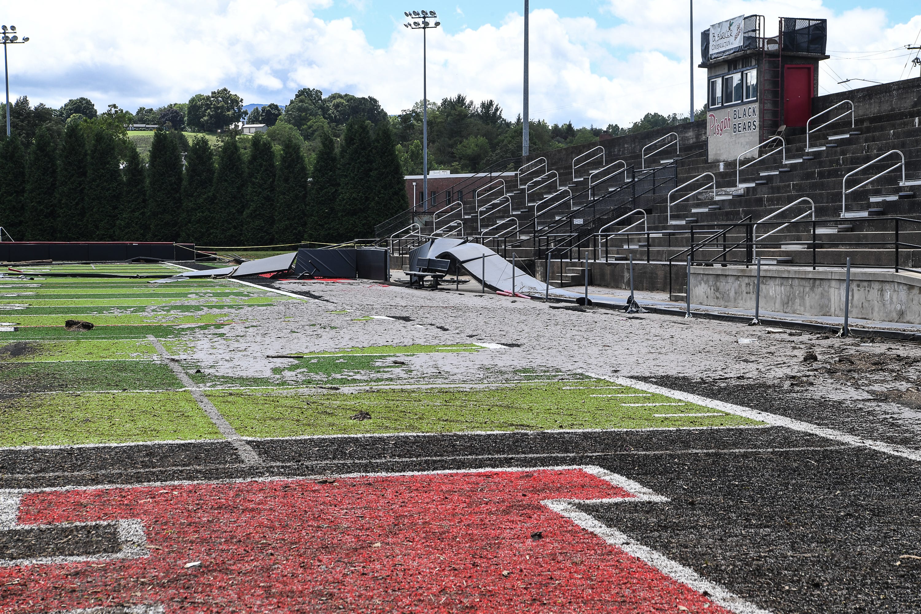 Pisgah High stadium update Football will play all road games in 2022