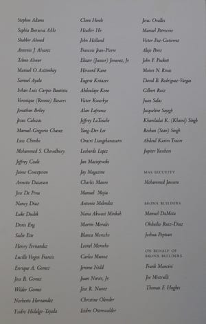 A list of names of those who worked at Windows on the World and died on 9/11. Luis Feglia worked at Windows on the World in the World Trade Center in September 2001 but wasn’t in the building at the time of the attack on September 11. He now works in real estate on Long Island.