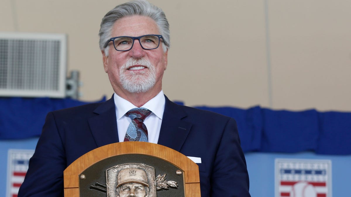 Jack Morris at his Baseball Hall of Fame induction in 2018.