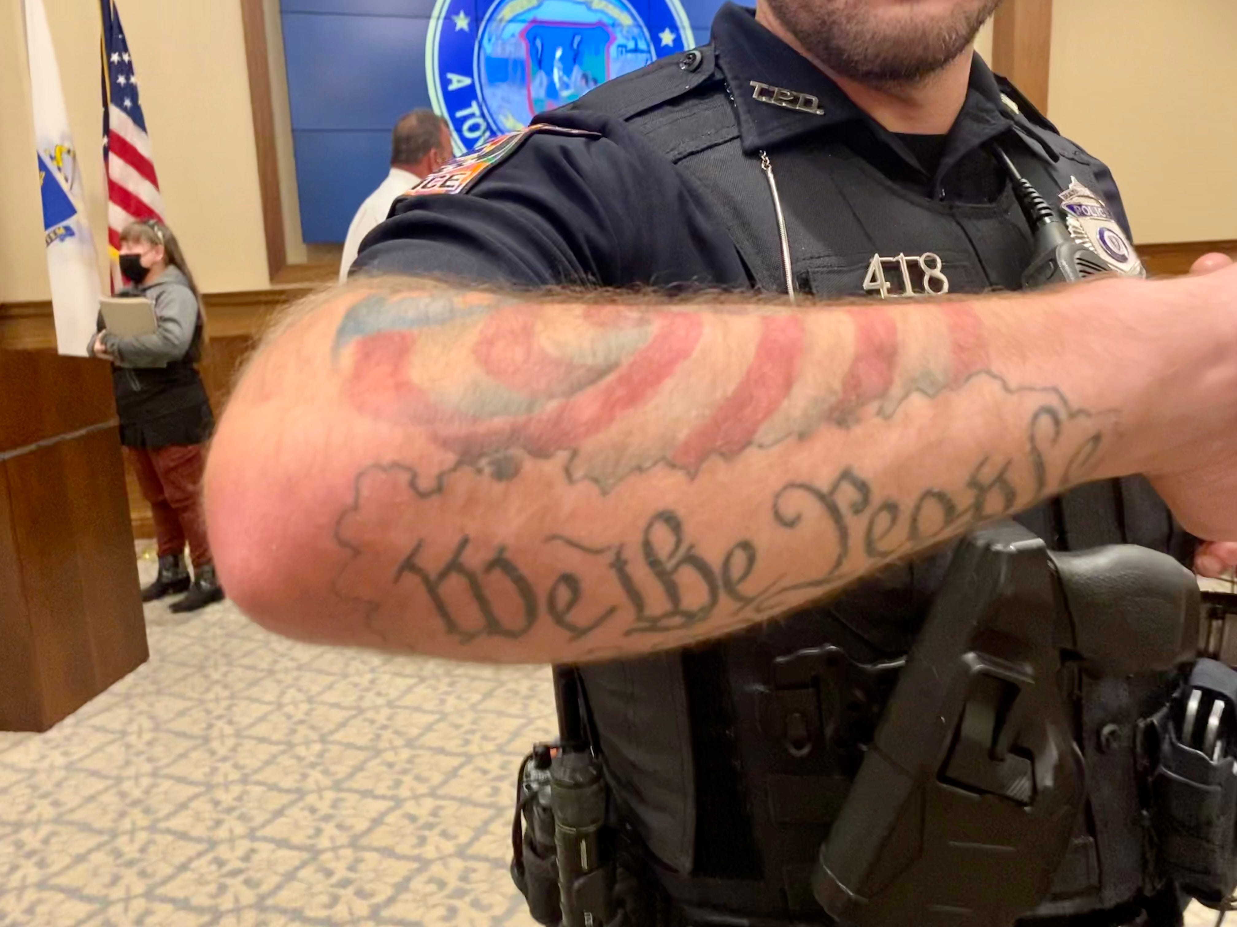 Taunton tattoos: Police Chief Ed Walsh wants policy