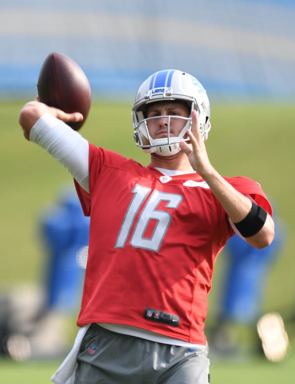 Lions quarterback Jared Goff likely won't play in any more preseason games.