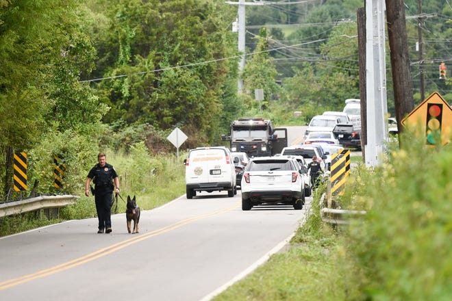 The Knox County Sheriff's Office arrested a man after deputies said he barricaded himself inside an under-construction church on Ball Camp Pike on Thursday, August 19, 2021.