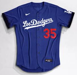 real dodgers jersey