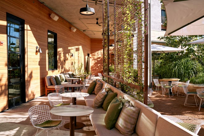 Summer House on Music Lane is the indoor-outdoor restaurant at Bunkhouse's Hotel Magdalena on South Congress Avenue.