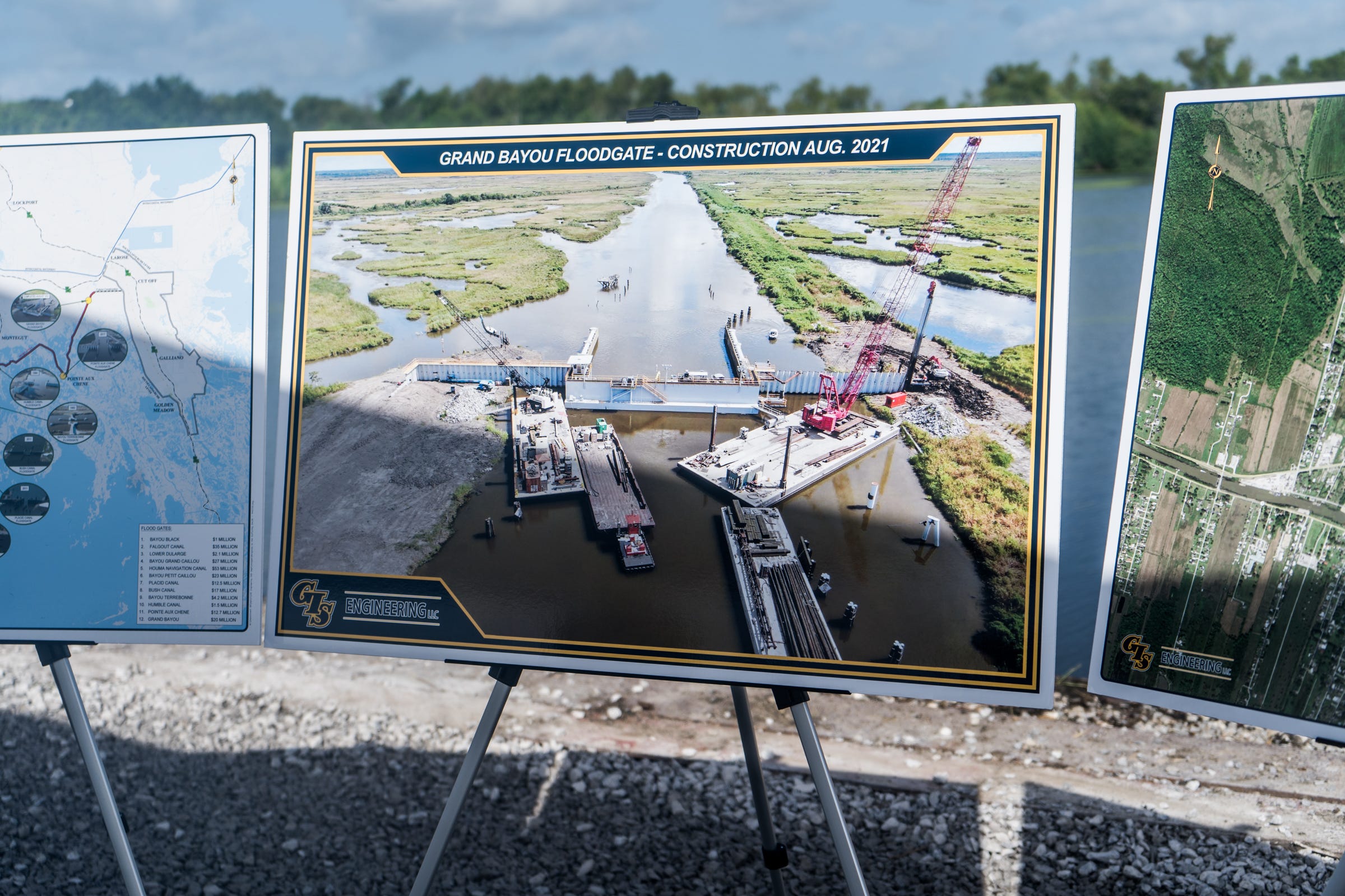 Officials tour hurricane protection system