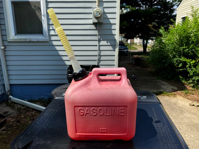 Old-style cans were easy to use, but prone to spills and leaks.