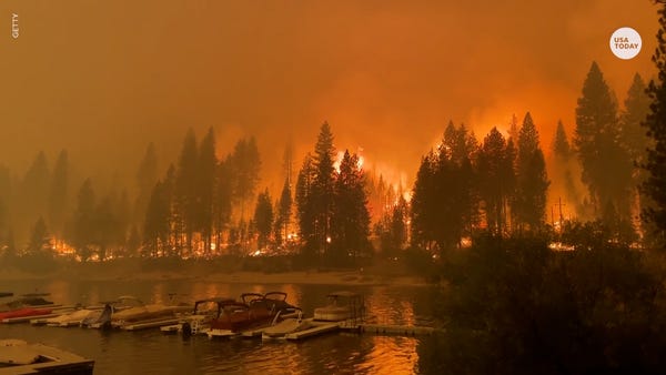Epic drought, record temperatures, raging wildfire