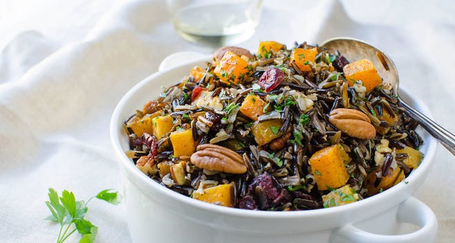 Butternut Squash and Wild Rice Pilaf