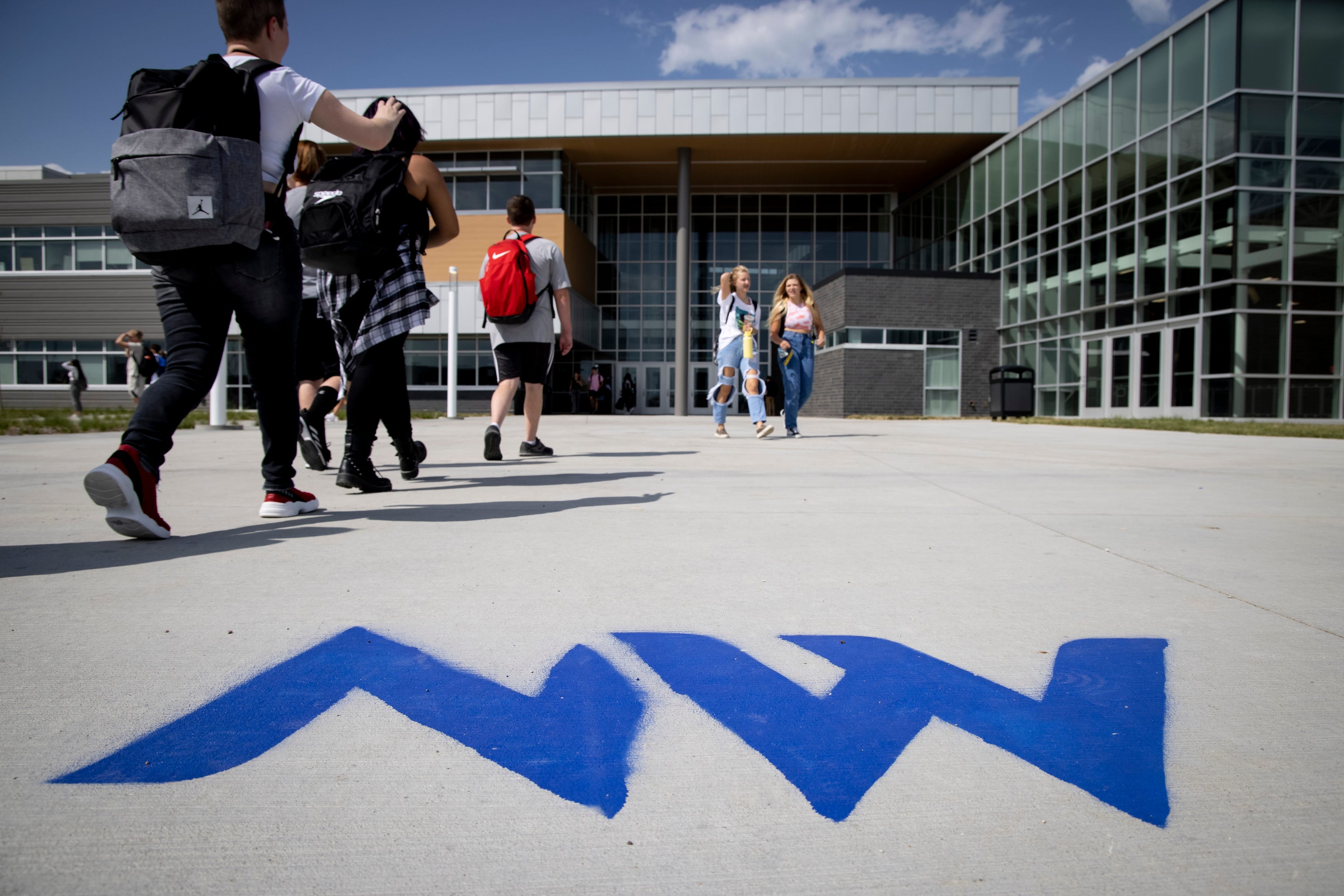 Waukee Northwest High School opens for first day with students