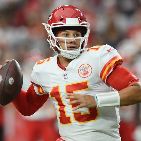 The Chiefs' Patrick Mahomes is once again the top-